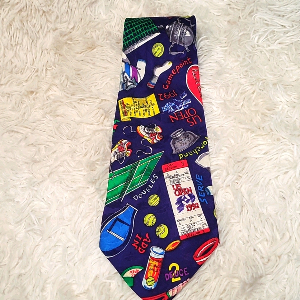 Nicole Miller Vintage US Open 1992 Tie
